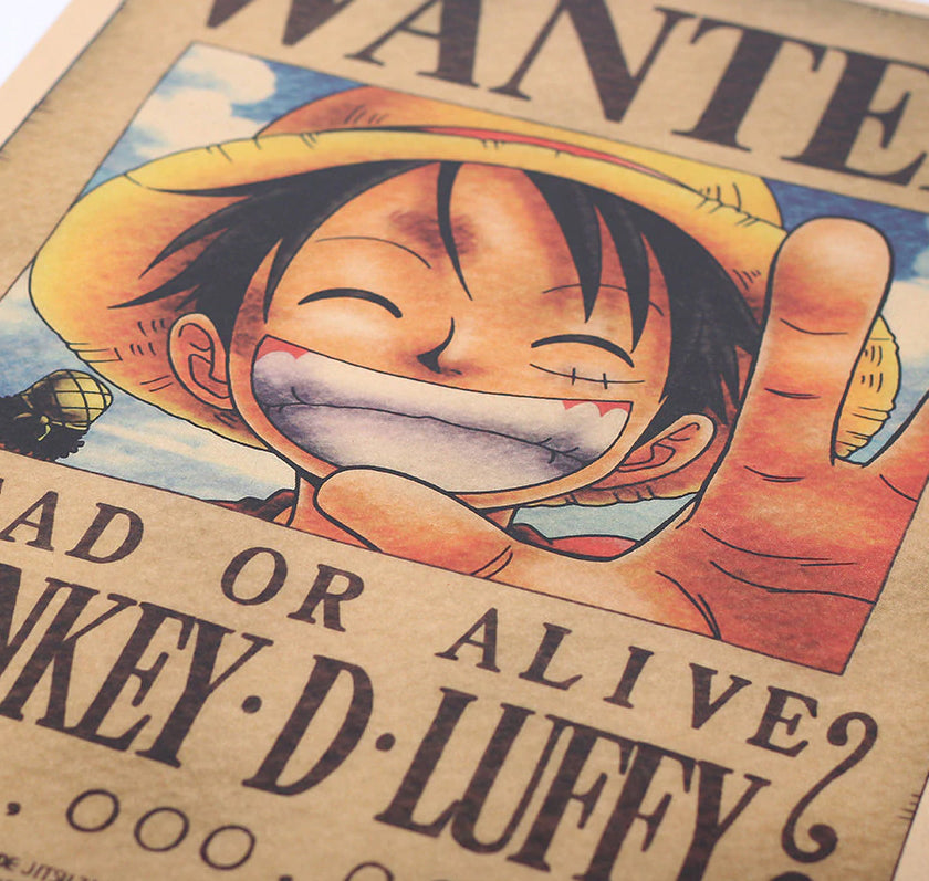 LARGE One Piece Episode of Luffy Vintage Print Poster – Poster Pagoda