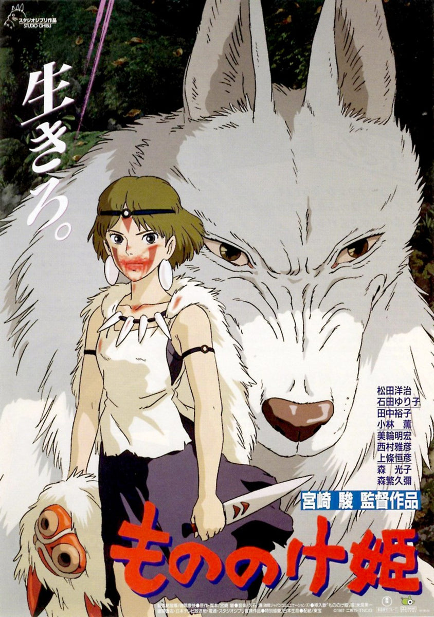 Affiche Studio Ghibli Vintage - Taille L