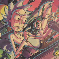 Rick and Morty Illustrated Poster