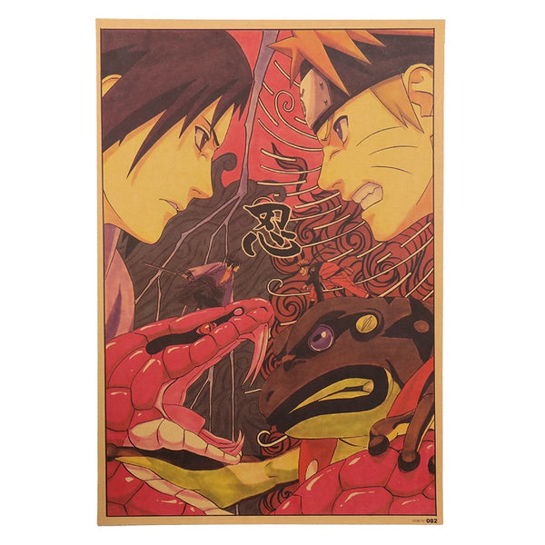 Sasuke VS Naruto Summons Poster