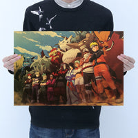 LARGE Uzumaki Naruto Chakura no Bakemono Poster Print