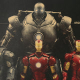 LARGE Iron Man Tony Stark Suit Line up Vintage Print Poster