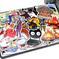 100pcs Manga Miyazaki Hayao Studio Ghibli classic Anime Stickers for Mobile Phone Laptop Luggage Suitcase Guitar Skateboard Decal Stickers