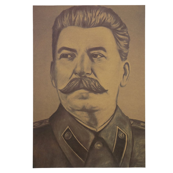 Stalin USSR Kraft Poster