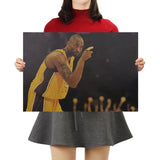 Kobe Bryant Basketbal NBA retro posters