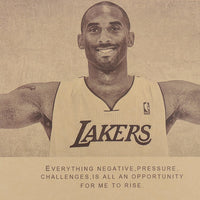 Kobe Bryant Wingspan Quote Poster