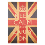Keep Calm And Carry On Vintage Retro Classic Poster
