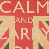 Keep Calm And Carry On Vintage Retro Classic Poster