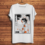 Demon Slayer Kimetsu no Yaiba Kamado Tanjirou orange Unisex Streetwear T Shirt