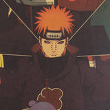 Naruto Akatsuki Manga Panel Color Print