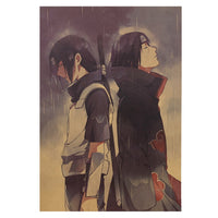 Naruto Rain Poster Print