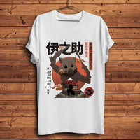 Tanjirou, Zenitsu, Inosuke, Shinazugawa Assorted Unisex Streetwear T Shirts