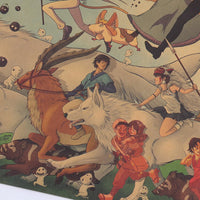 Ghibli Gang Poster Banner Print