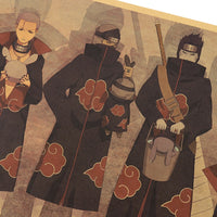 Naruto Akatsuki Line-up Banner Poster Print