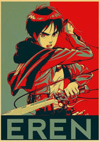 New Anime Hero Street Art Poster Collection