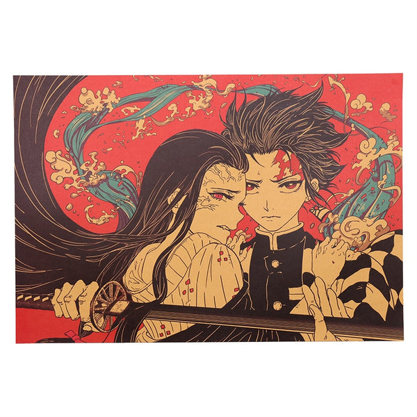 Tanjiro and Nezuko Demon Slayer Poster – Poster Pagoda