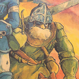 Nausicaa and the Valley of the Wind Watercolor Poster 2 20x14in (51x36cm)