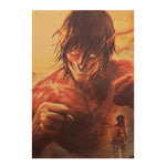 Erin and Mikasa Attack On Titan Poster Print