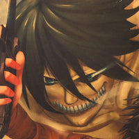 Mikasa Illustrated Attack On Titan Poster Print