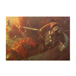Mikasa Vs The Colossal Titan Attack On Titan Poster Print