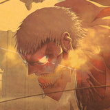 Mikasa Vs Armored Titan Attack On Titan Poster Print