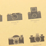 LARGE A Visual Compendium of Cameras Vintage Poster Print