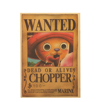 Large Chopper One Piece Most Wanted Poster  20x14in (51x36cm)