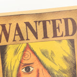 Large Sanji One Piece Most Wanted Poster  20x14in (51x36cm)