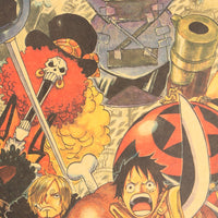 LARGE One Piece Charge Retro Poster 20x14in (51x36cm)