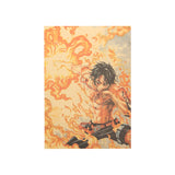 LARGE One Piece Flaming Ace Poster 20x14in (51x36cm)