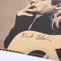 LARGE Vintage Kurt Cobain Poster