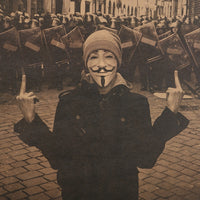 Anonymous Middle Finger Poster