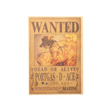 Large Portgas D. Ace One Piece Most Wanted Poster  20x14in (51x36cm)