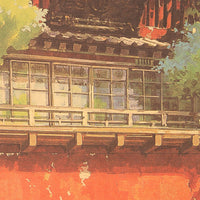Chihiro and Haku Spirited Away Poster Retro original Japanese Poster