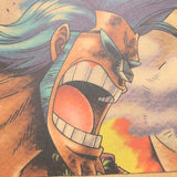 Large Franky One Piece Most Wanted Poster  20x14in (51x36cm)