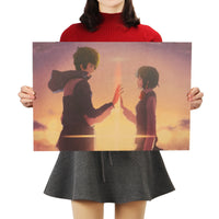 LARGE Your Name Sunset Movie Poster