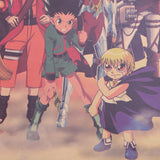 LARGE Anime Heroes Mash up Vintage Print Poster