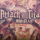 LARGE Attack on Titan Season 2 Vintage Print Poster