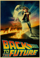 Vintage Back to the Future Retro Poster Collection (Various Styles and Sizes)