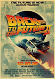 Vintage Back to the Future Retro Poster Collection (Various Styles and Sizes)