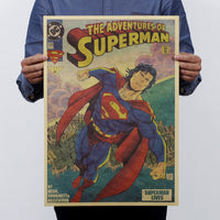 LARGE The Adventures of Superman Comicbook Cover Vintage Print Poster