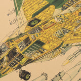 LARGE Mikoyan MIG-29 Aircraft Structural Design Poster
