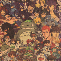 Japanese Anime Collection Assorted Characters Banner