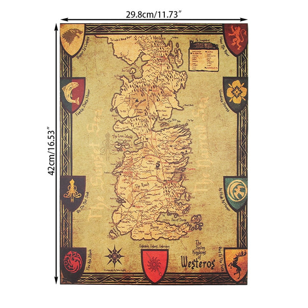 westeros map houses