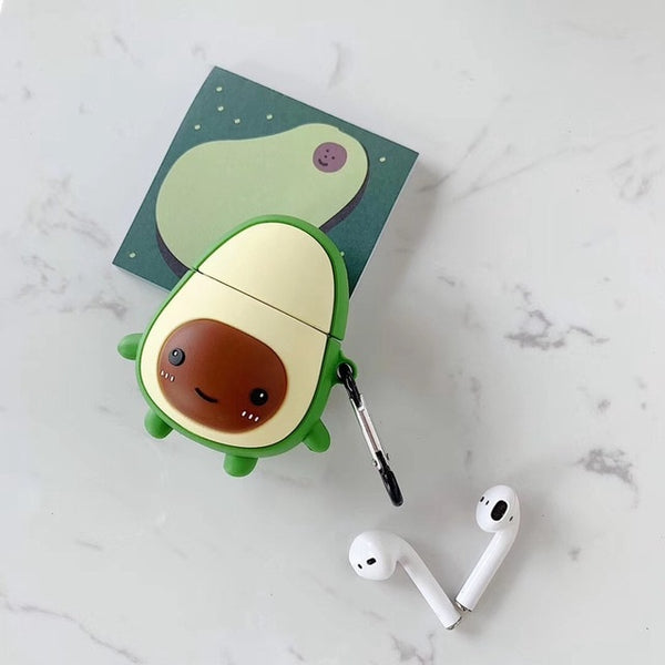 Avocado Silicone Earbud Case Cover - Compatible With Apple AirPods®